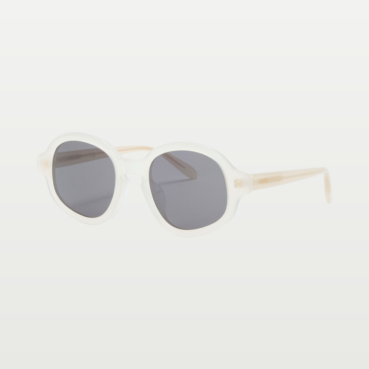 LOEWE Delta Slim sunglasses in Milky Ivory