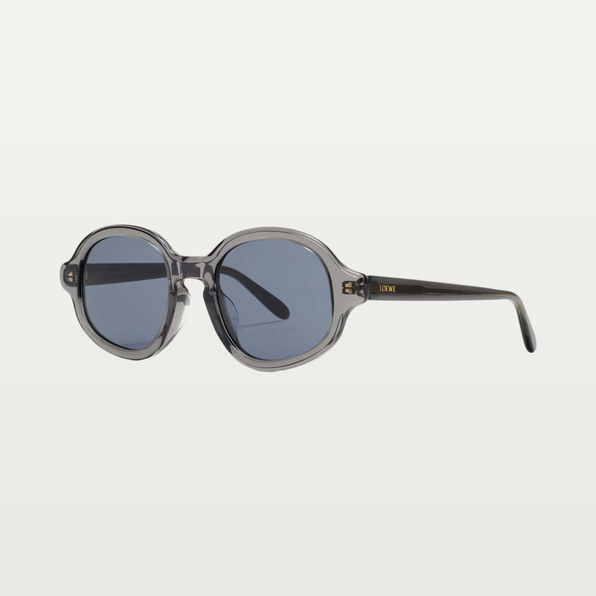 LOEWE Delta Slim sunglasses in Transparent Asphalt