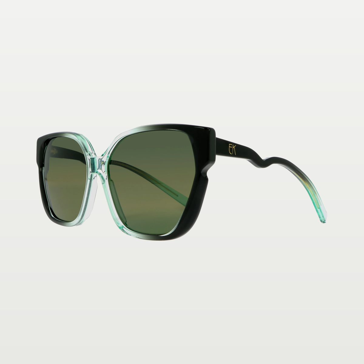 Emmanuelle Khanh Sunglasses 11820N — GRADIENT GREEN