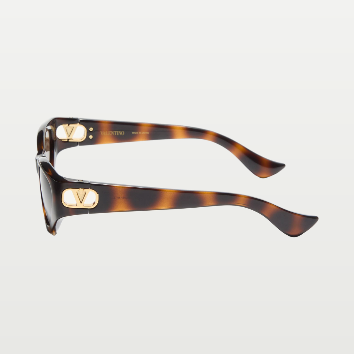 Valentino Cat-Eye Acetate Glasses — HAVANA/BROWN