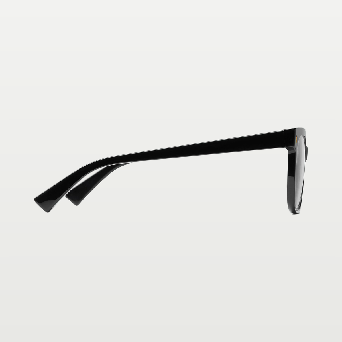 Bottega Veneta Women's Soft Recycled Acetate Square Eyeglasses in Black/transparent