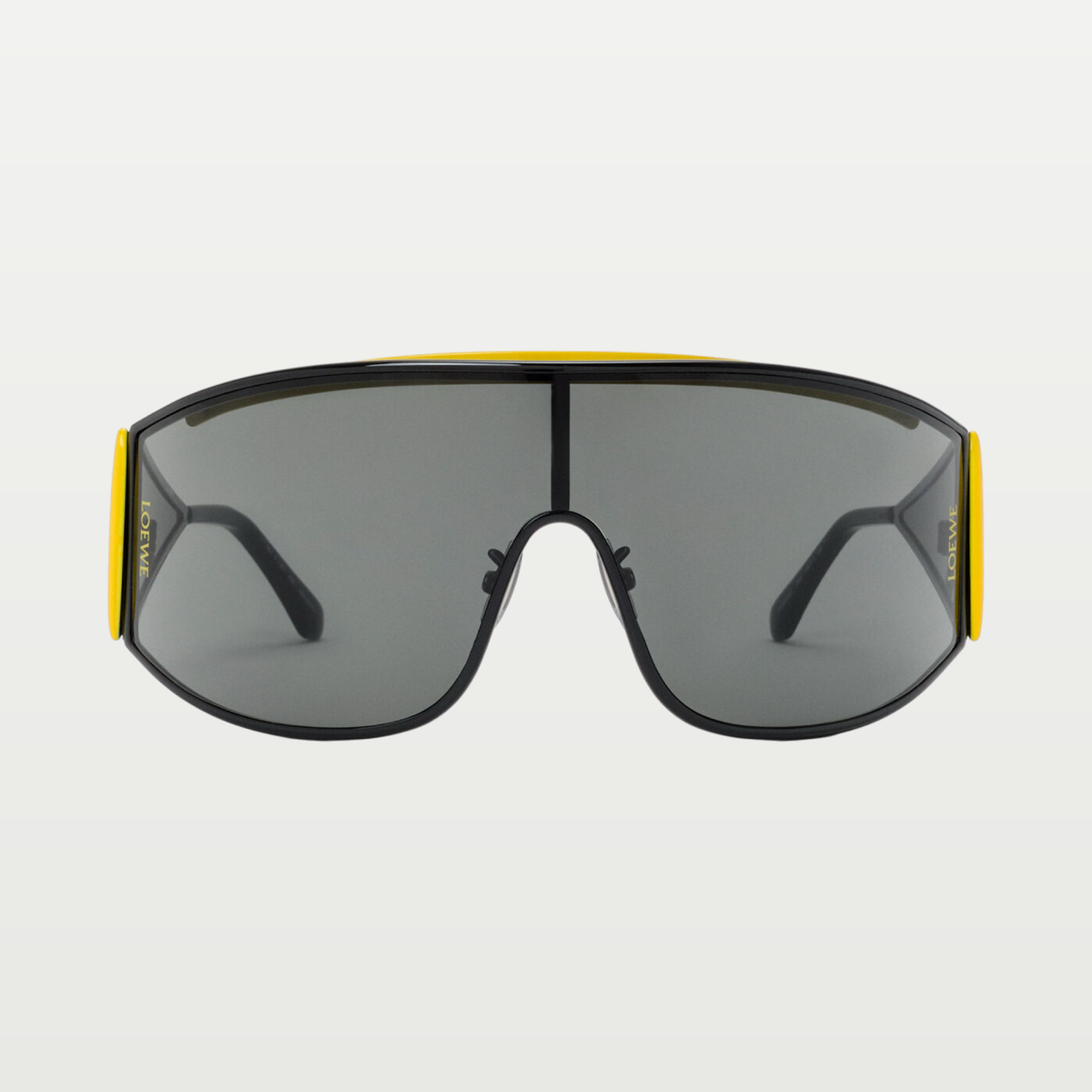 LOEWE Speed Shield sunglasses in Black/Yellow