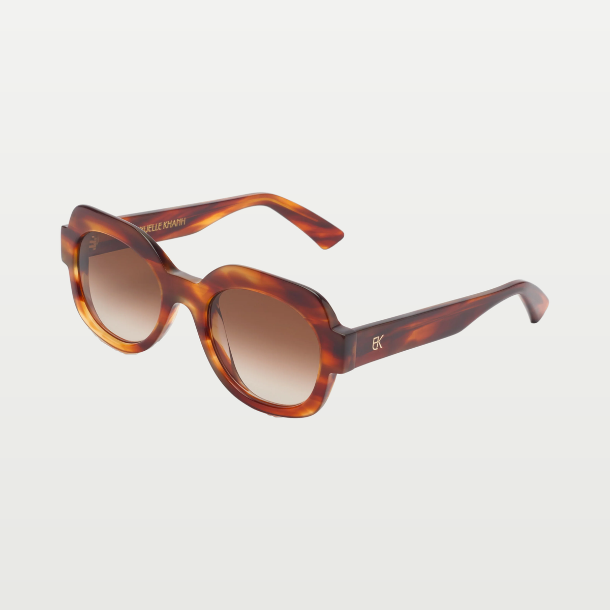 Emmanuelle Khanh Sunglasses SATIN — HAVANA FLAME