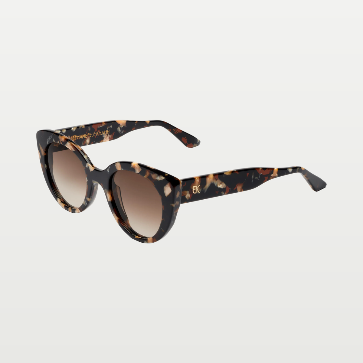 Emmanuelle Khanh Sunglasses PORTIA — CHOCOLATE SHELL