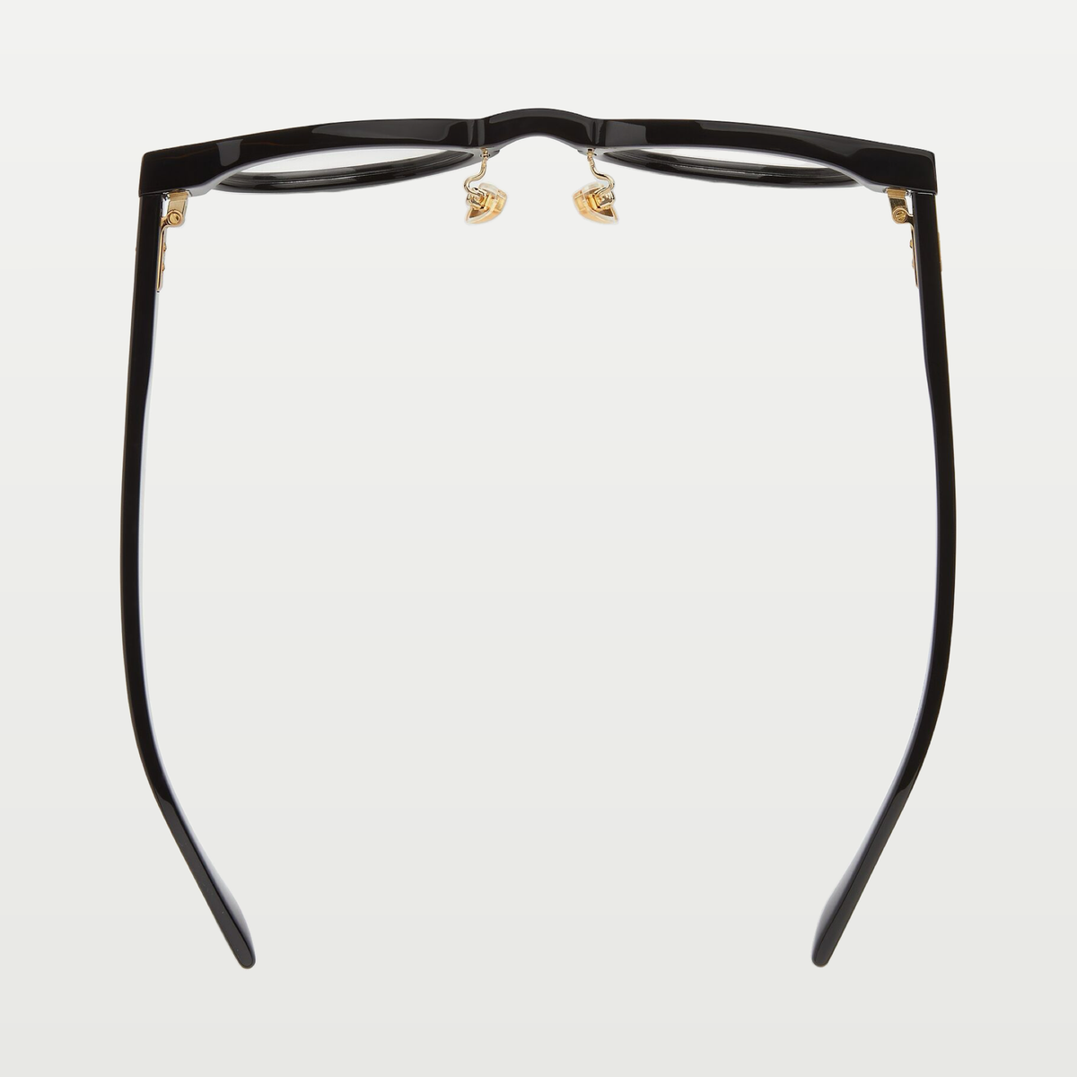 Bottega Veneta Dizzy Round Eyeglasses in Black/transparent