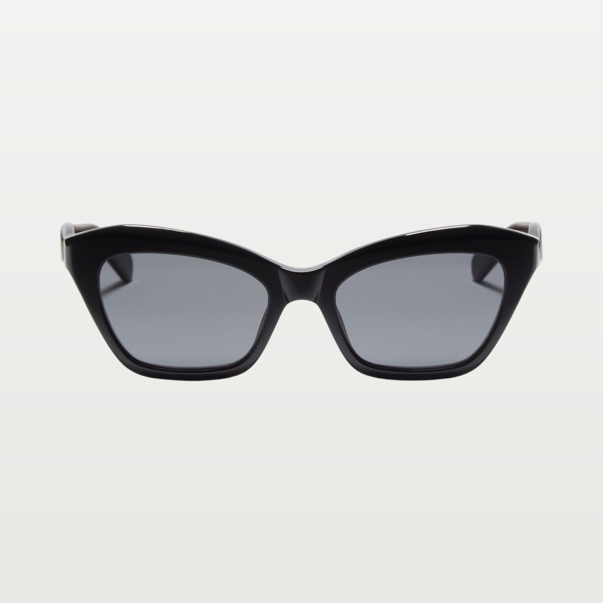 Valentino Cat-Eye Acetate Eyewear — BLACK/GRAY