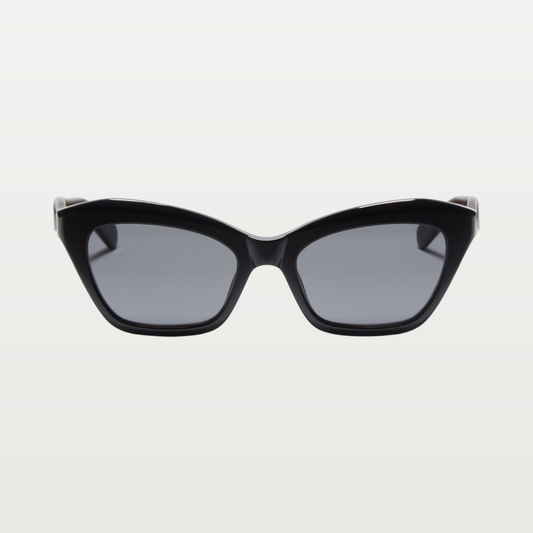 Valentino Cat-Eye Acetate Eyewear — BLACK/GRAY