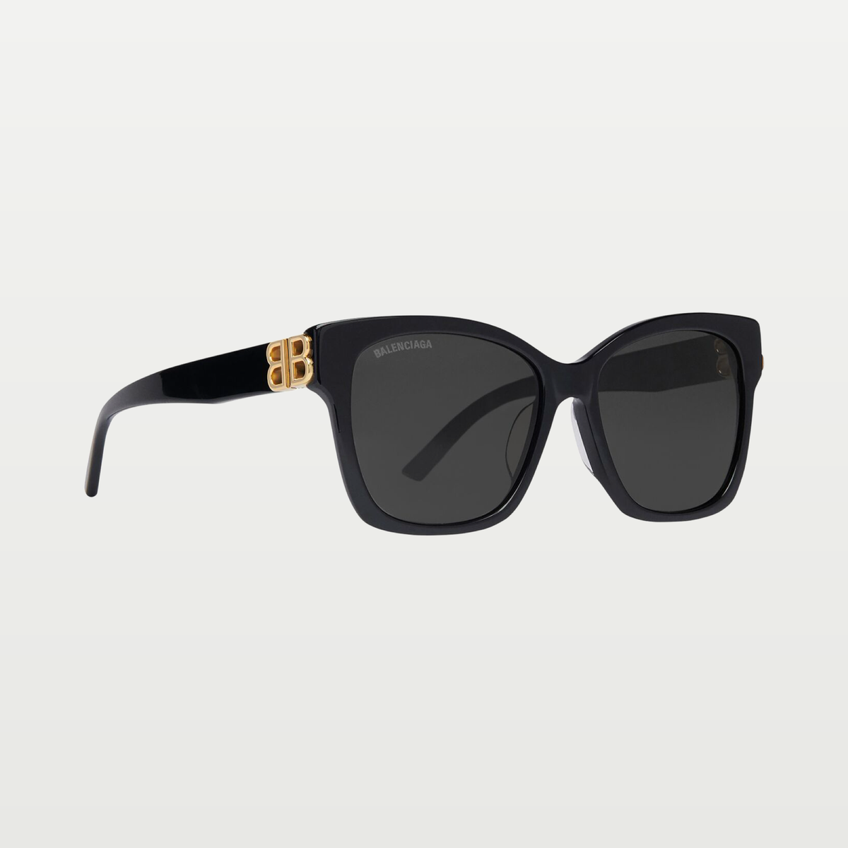 Balenciaga Dynasty Square Sunglasses in Black