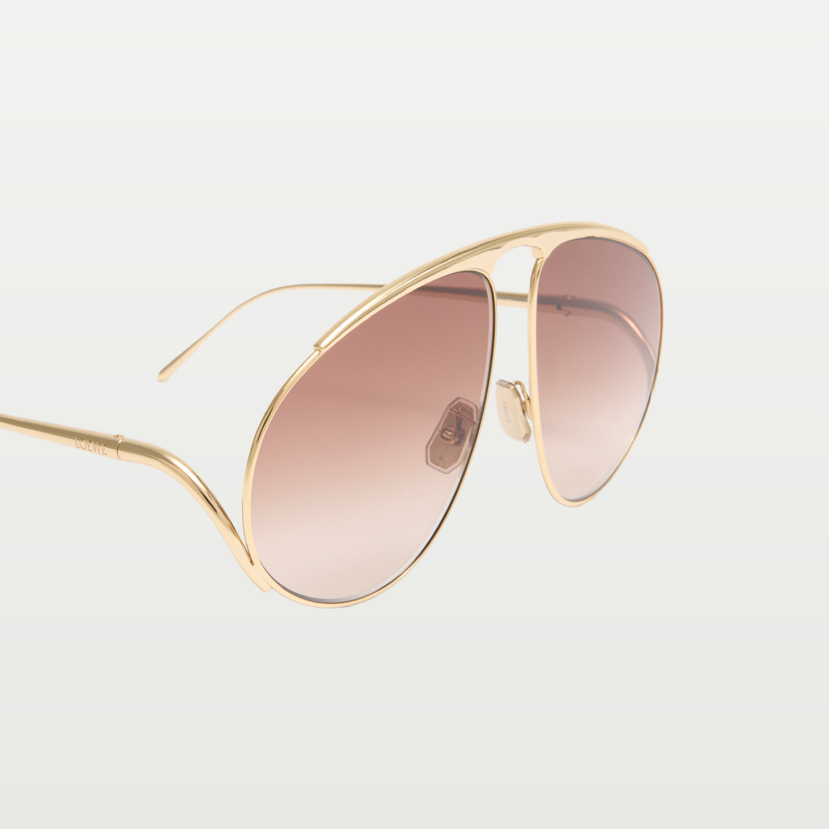 LOEWE Hillock sunglasses in Gradient Brown