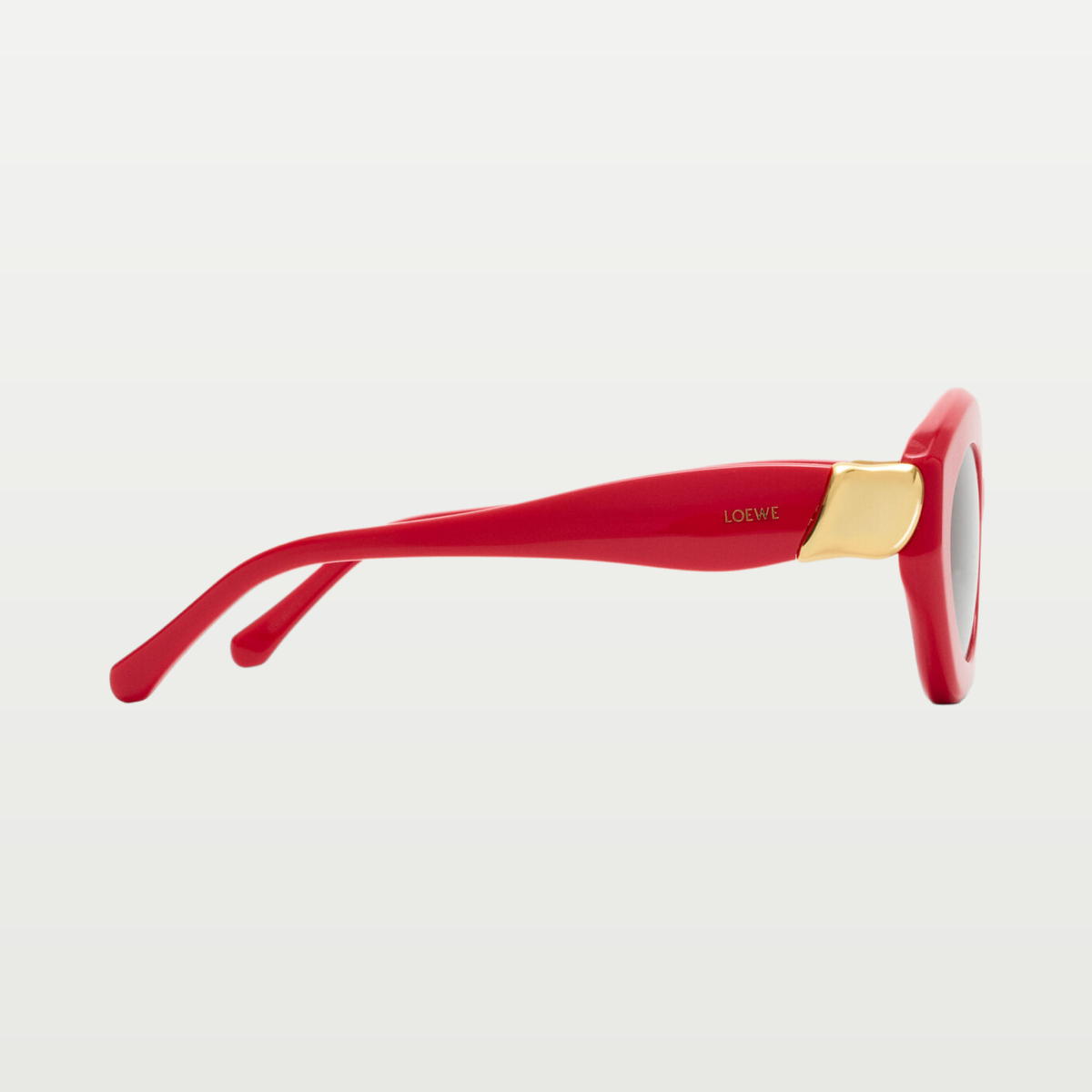 LOEWE Coil Cateye sunglasses in Ruby