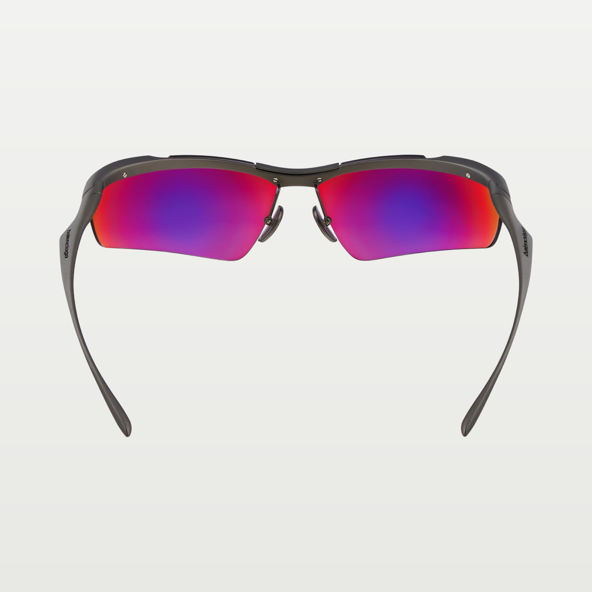 Balenciaga Boomerang Cat Sunglasses in Silver