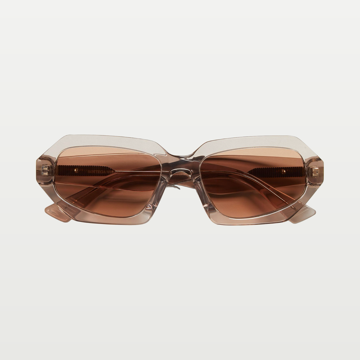 Bottega Veneta Classic Oval Sunglasses in Brown