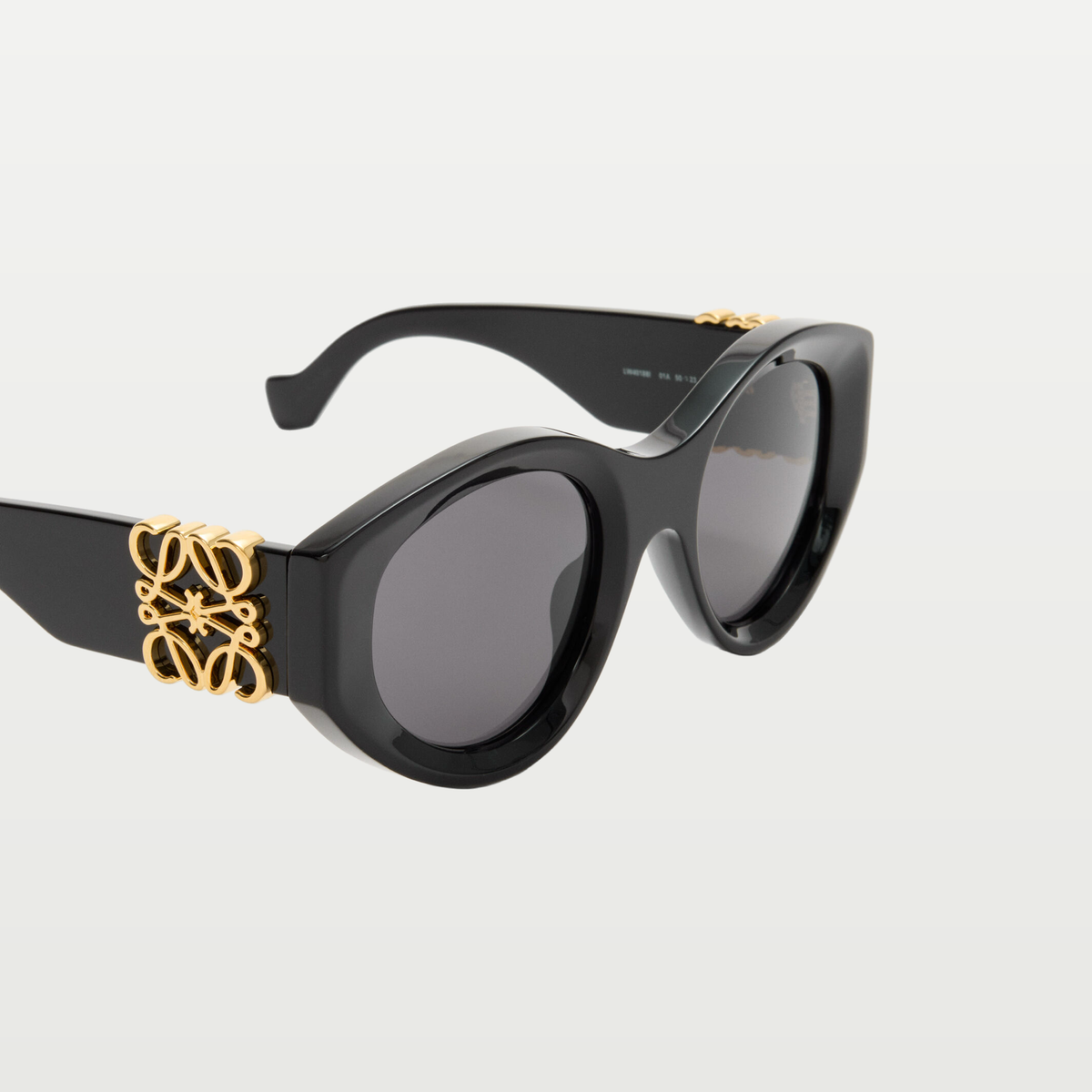 LOEWE Maxi Anagram Butterfly Sunglasses in Black