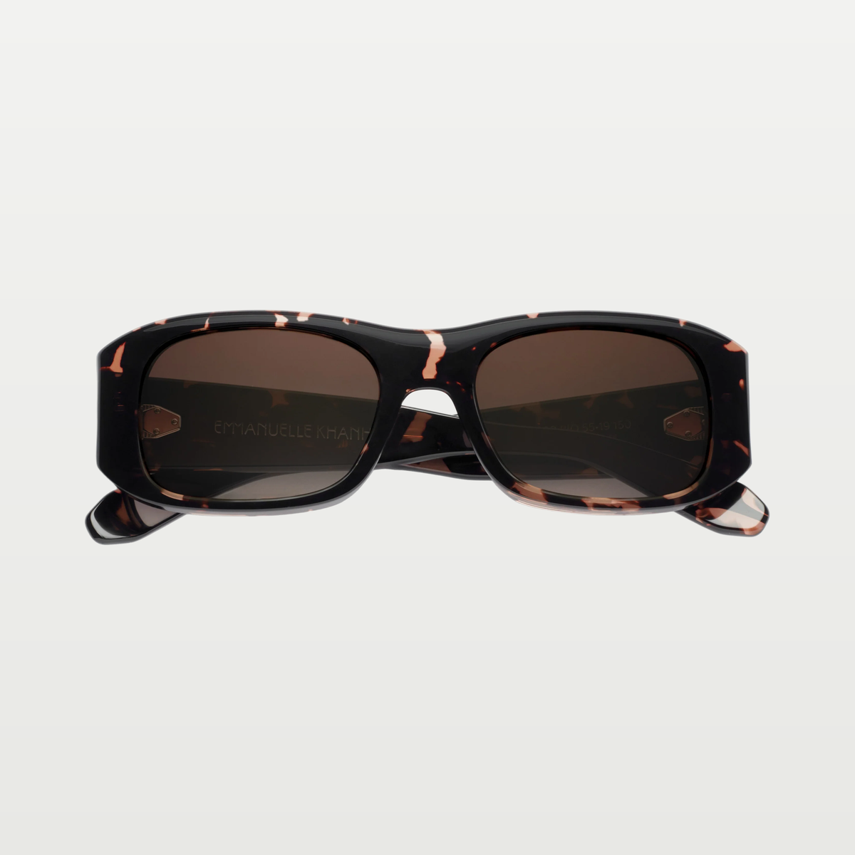 Emmanuelle Khanh Sunglasses SMOKE — ORGANIC PINK RADIANCE