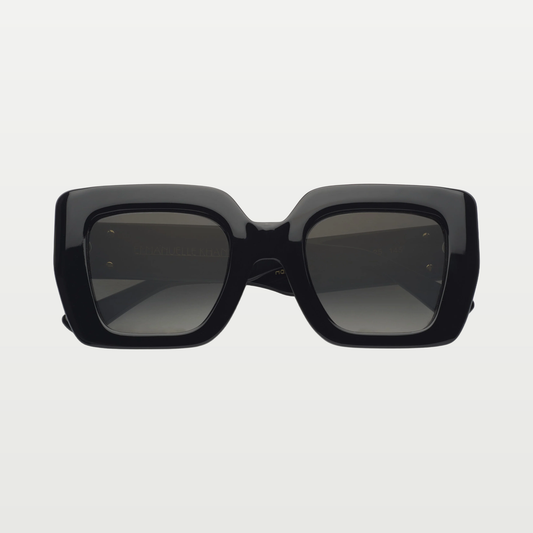 Emmanuelle Khanh Sunglasses MIDNIGHT — BLACK