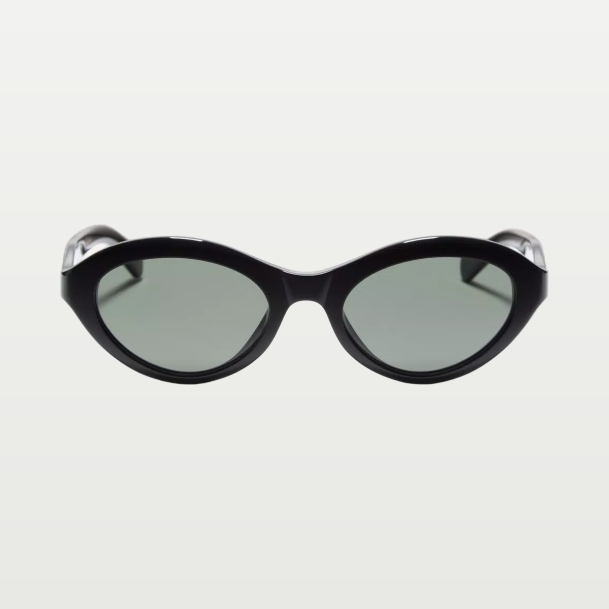 Valentino Cat-Eye Acetate Eyewear — BLACK/GRAY