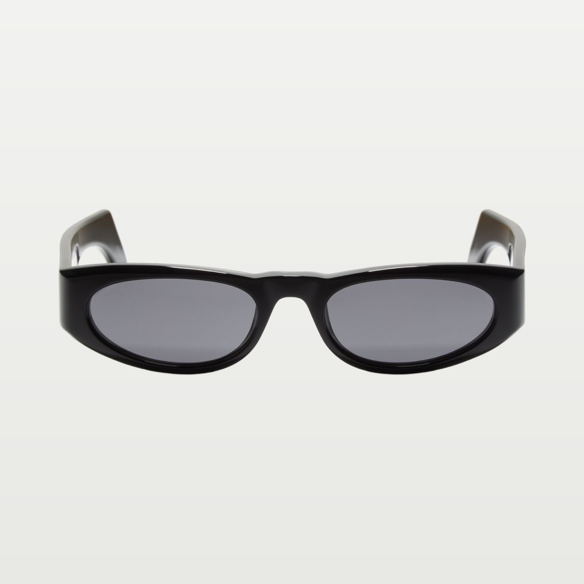 Valentino Geometric Acetate Frames — BLACK/GRAY