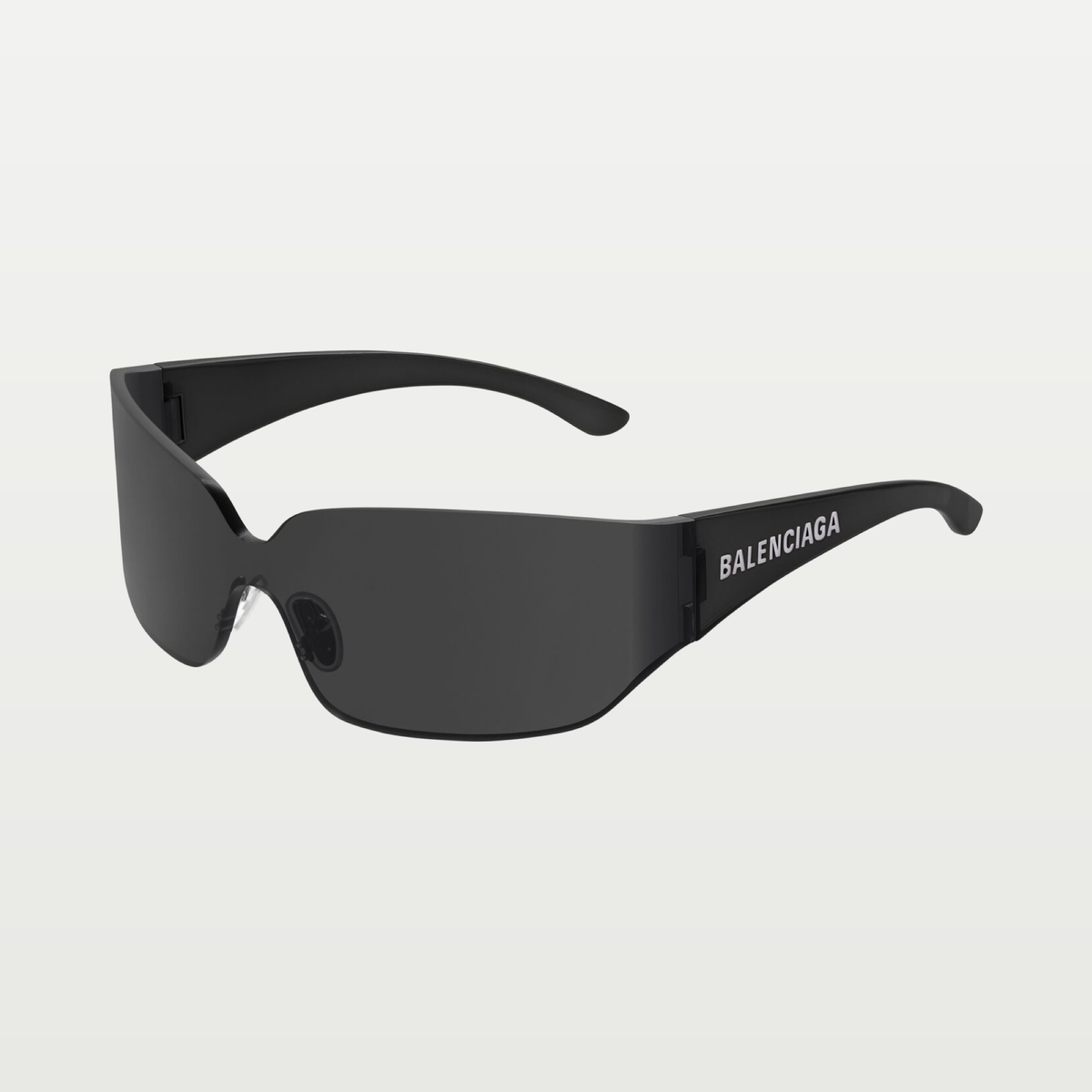 Balenciaga Mono Square Sunglasses in Black