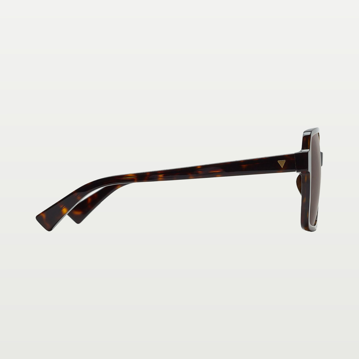 Bottega Veneta Soft Square Sunglasses in Havana/brown