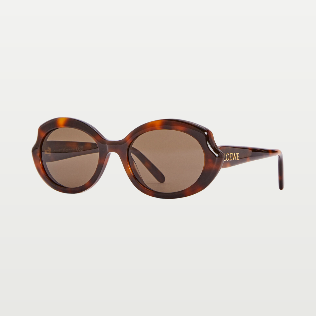 LOEWE Mini Oval Slim sunglasses in Havana
