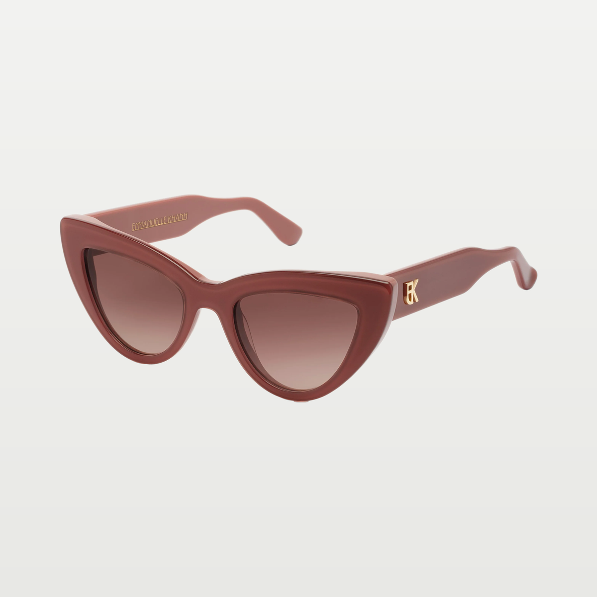 Emmanuelle Khanh Sunglasses CHERRY — GLOSSY SIENA