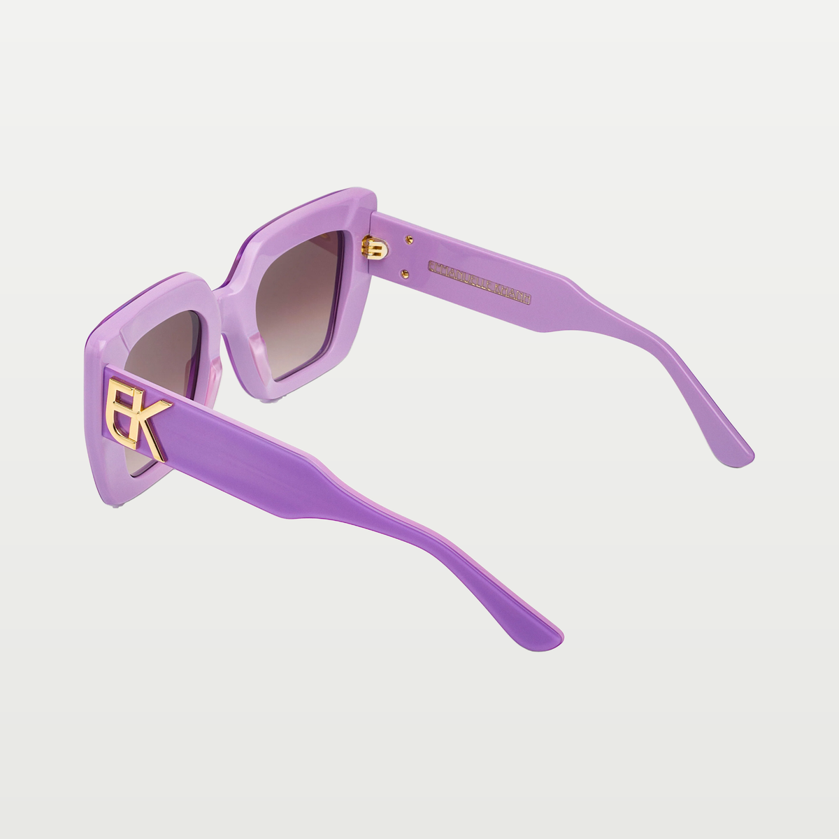 Emmanuelle Khanh Sunglasses MIDNIGHT — GLOSSY LAVENDER