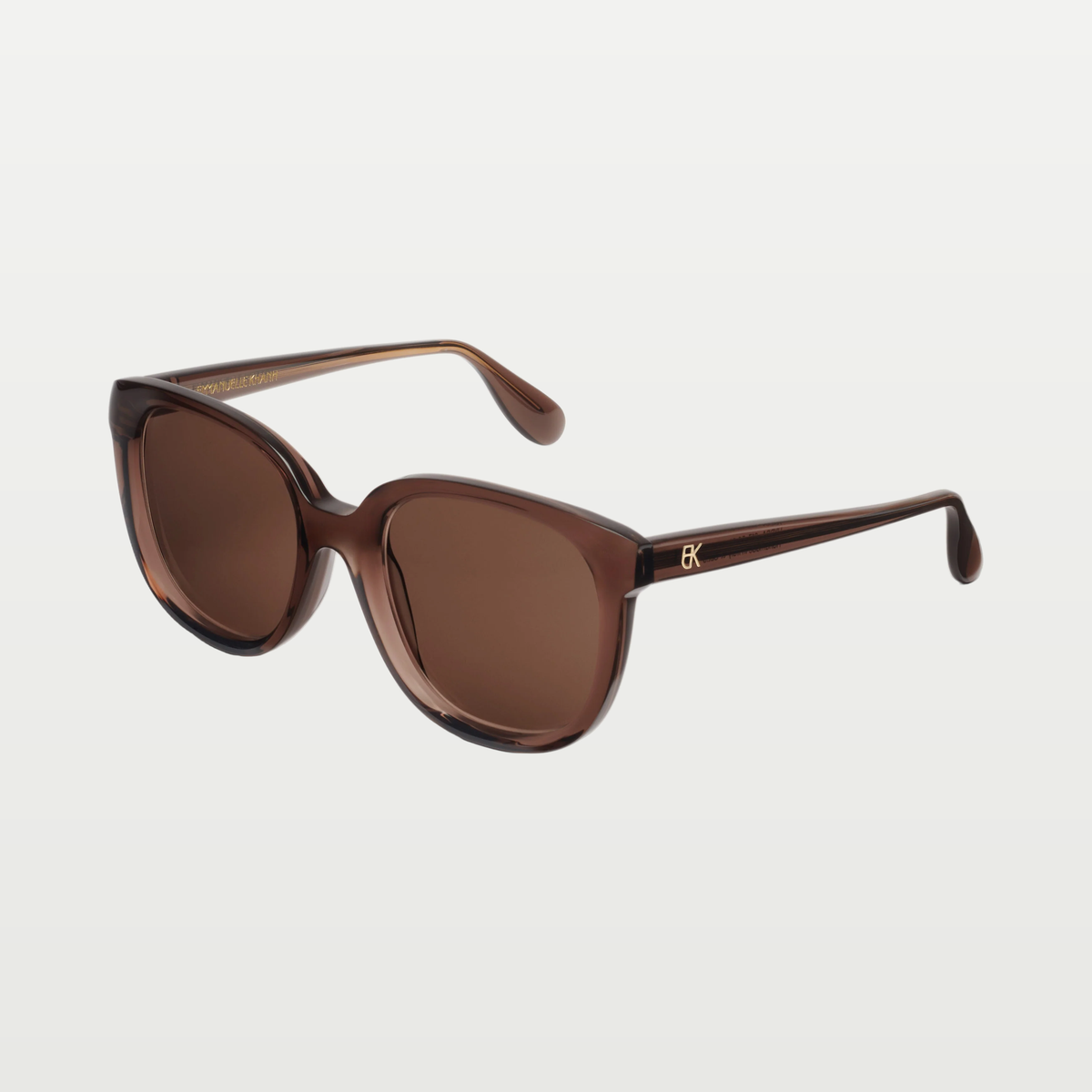 Emmanuelle Khanh Sunglasses HYDRA — CRYSTAL BROWN