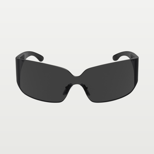Balenciaga Mono Square Sunglasses in Black