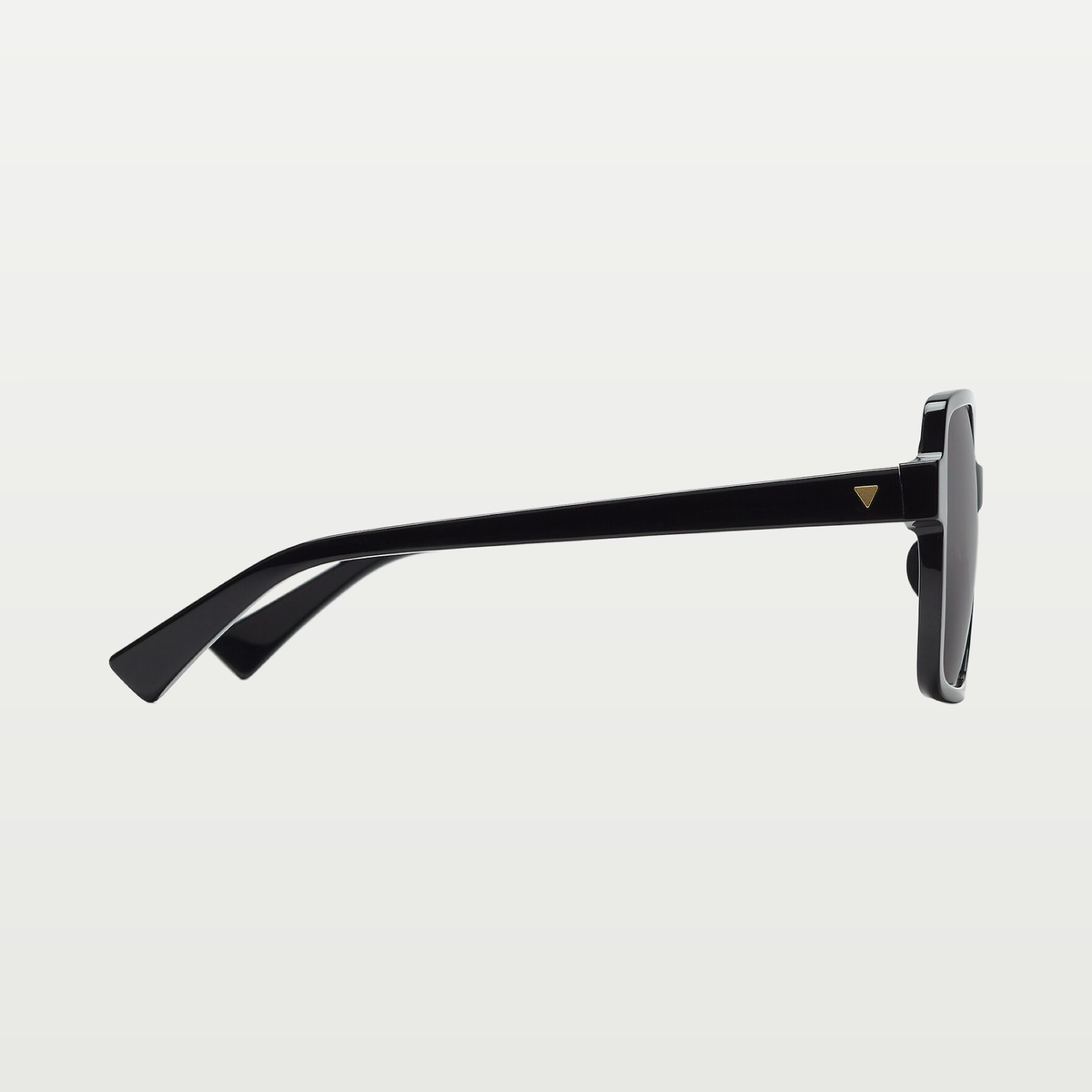Bottega Veneta Soft Square Sunglasses in Black/grey