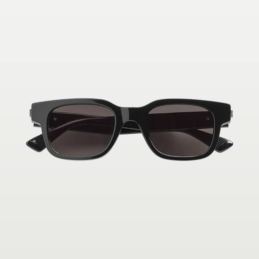 Bottega Veneta Classic Squared Sunglasses in Black/grey