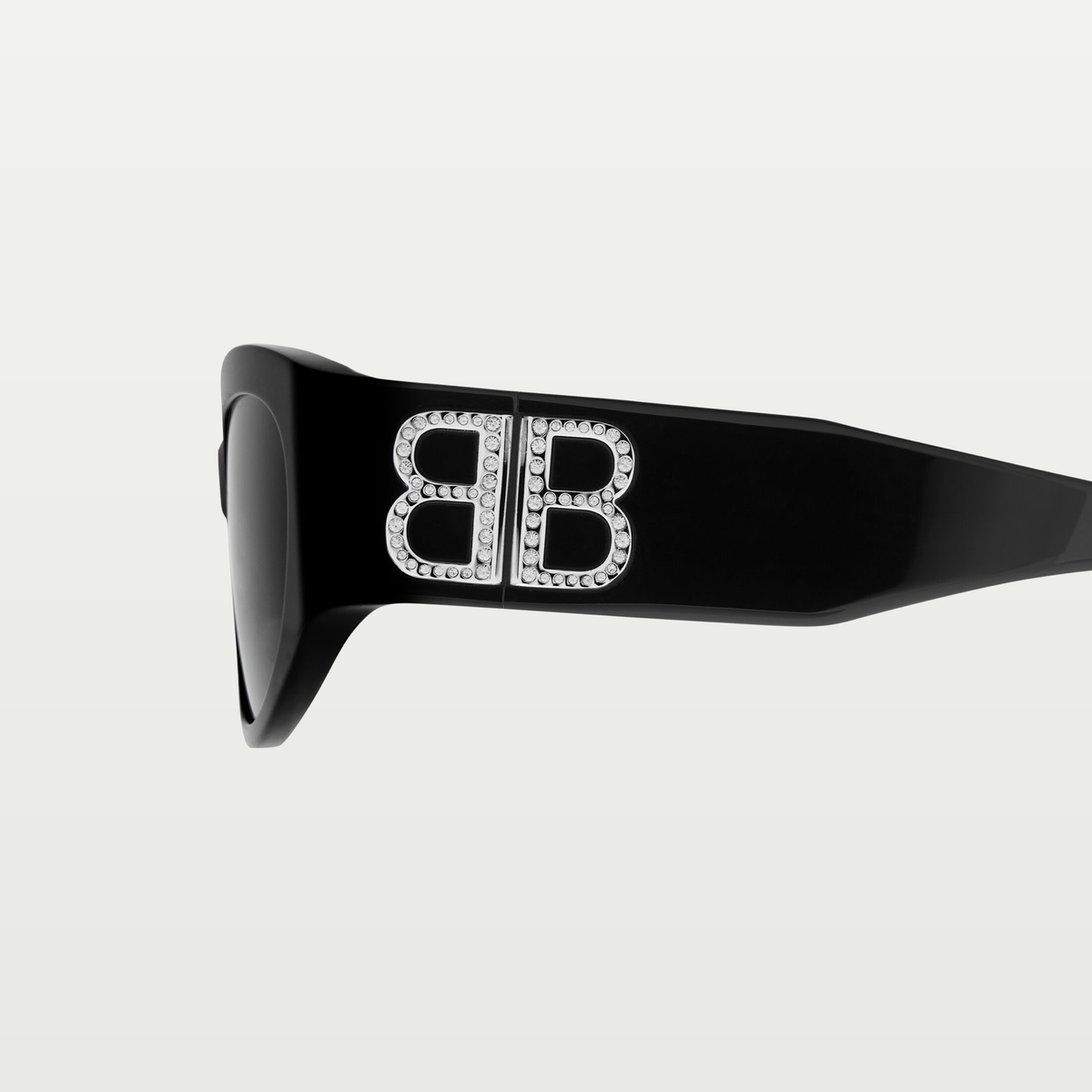 Balenciaga Women's Bossy Round Af Sunglasses in Black