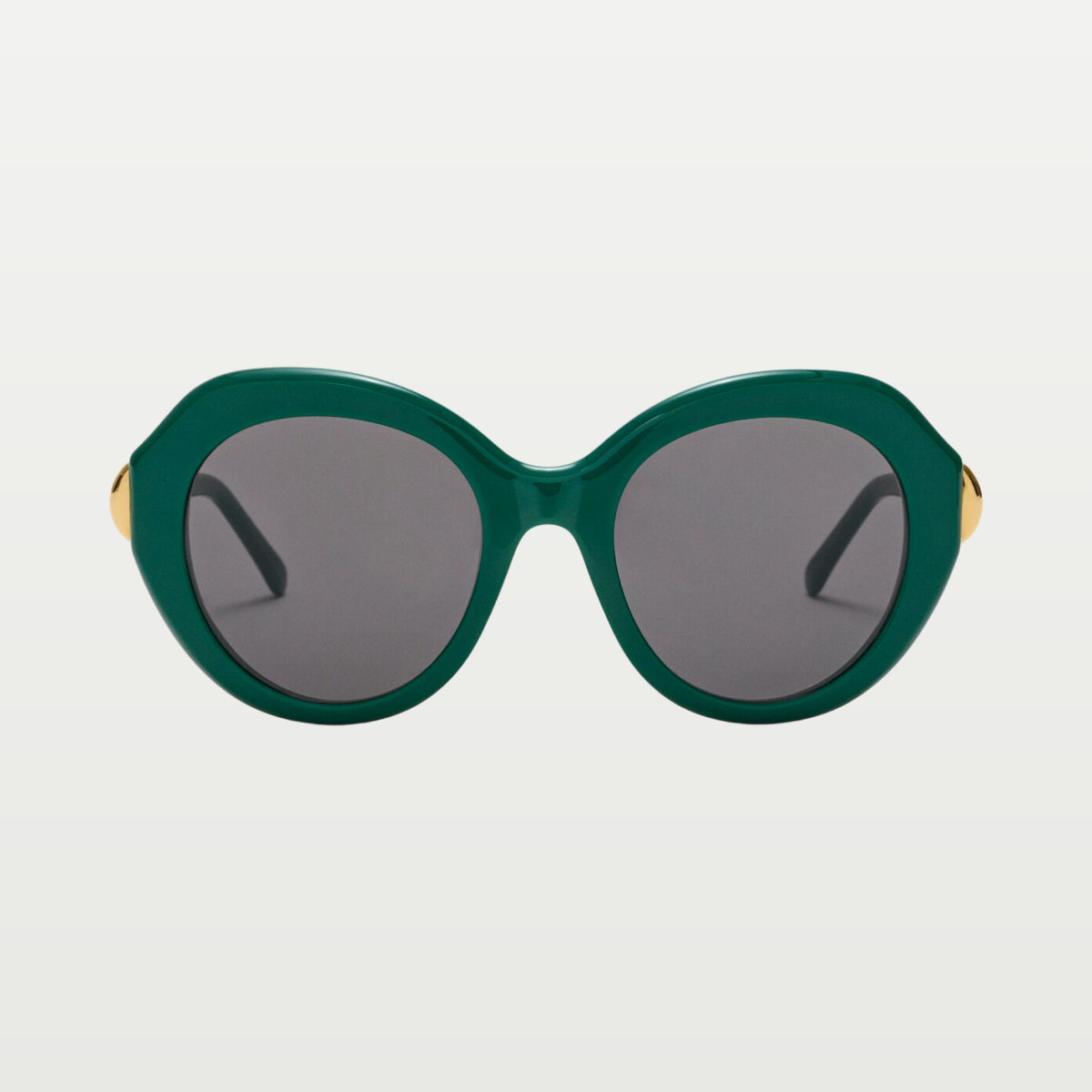 LOEWE Coil Butterfly sunglasses in Emerald Green