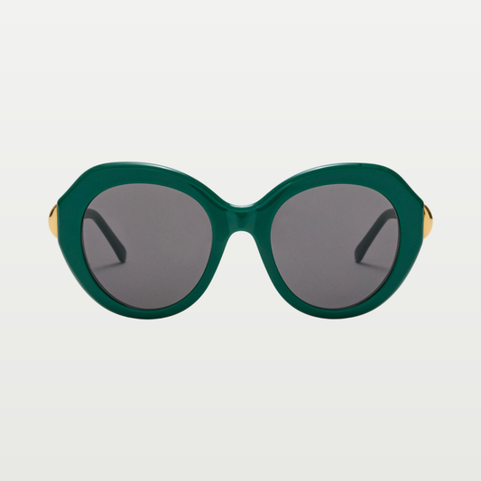 LOEWE Coil Butterfly sunglasses in Emerald Green