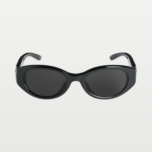 Balenciaga Women's Cosmo Round Af Sunglasses in Black