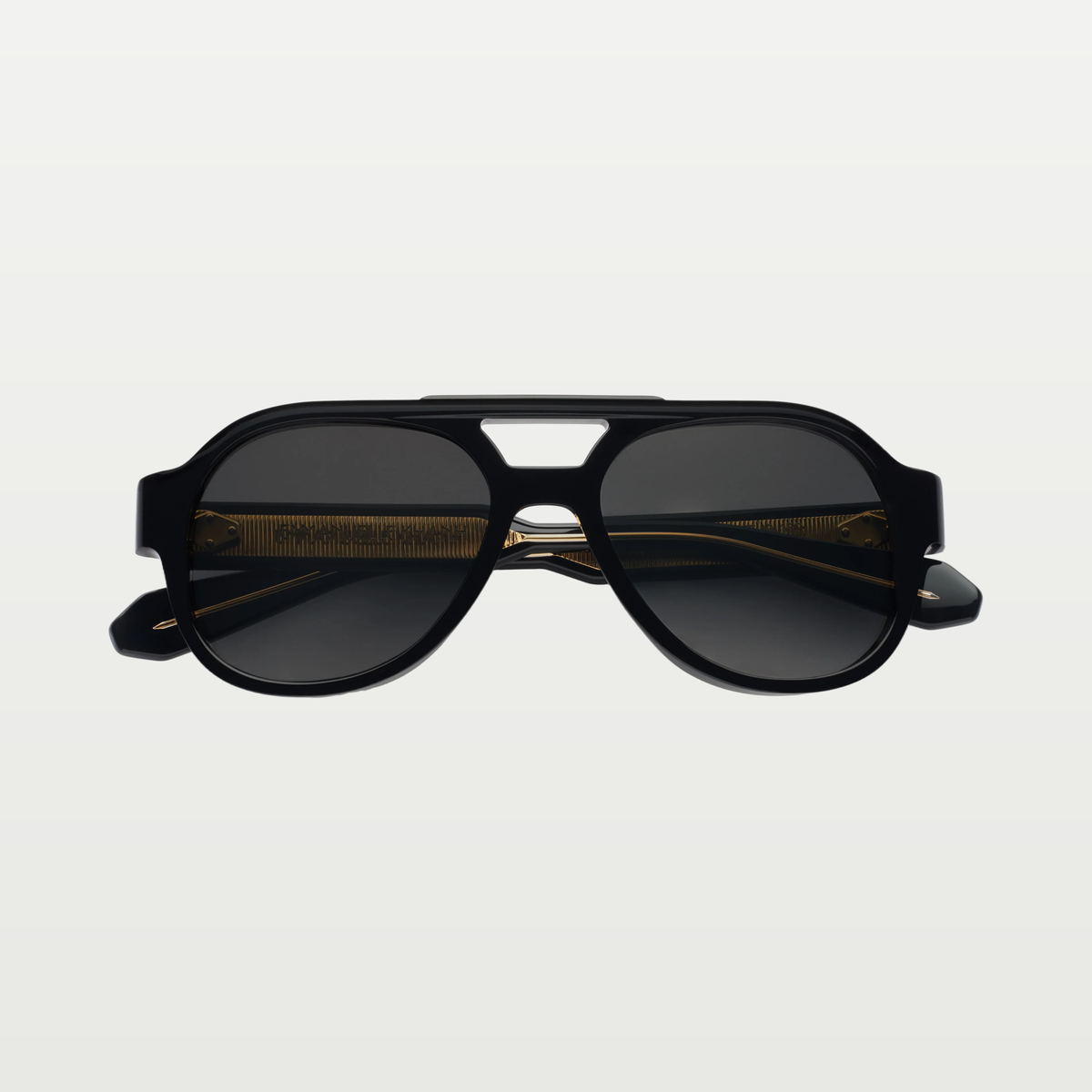 Emmanuelle Khanh Sunglasses ORION — ORGANIC CRYSTAL BLACK - GOLD