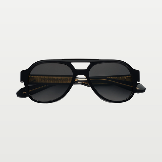 Emmanuelle Khanh Sunglasses ORION — ORGANIC CRYSTAL BLACK - GOLD