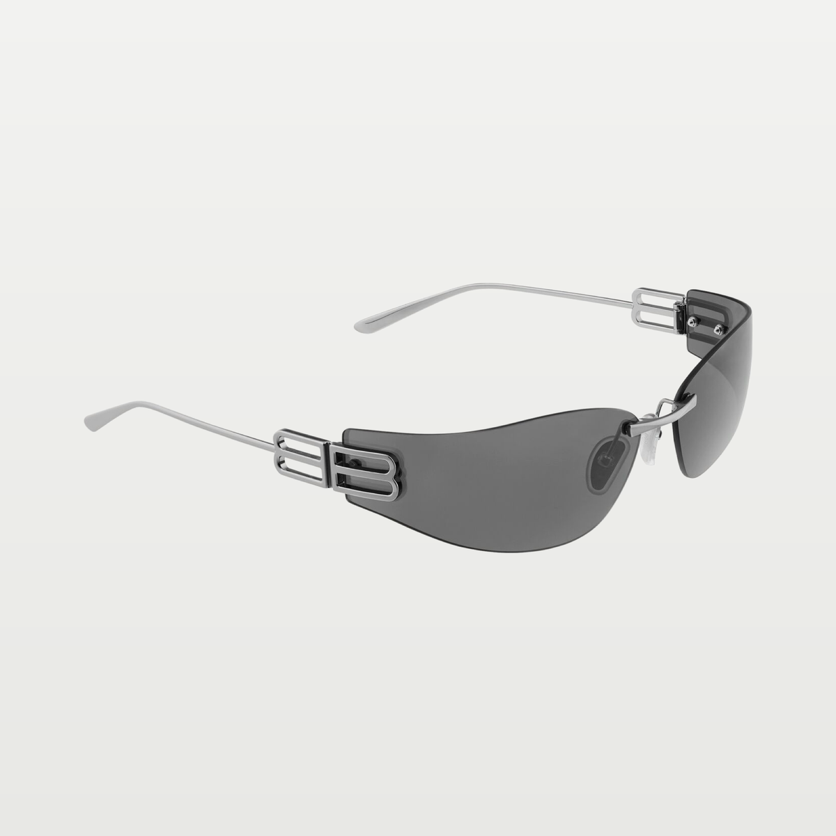 Balenciaga Women's Gossip D-frame Sunglasses in Silver