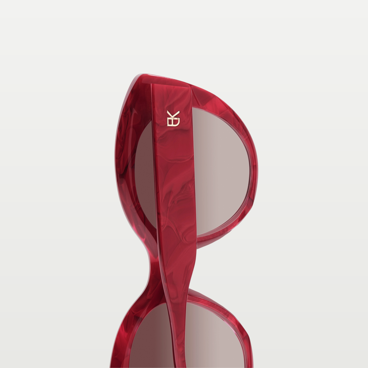Emmanuelle Khanh Sunglasses PORTIA — MOIRE BORDEAUX