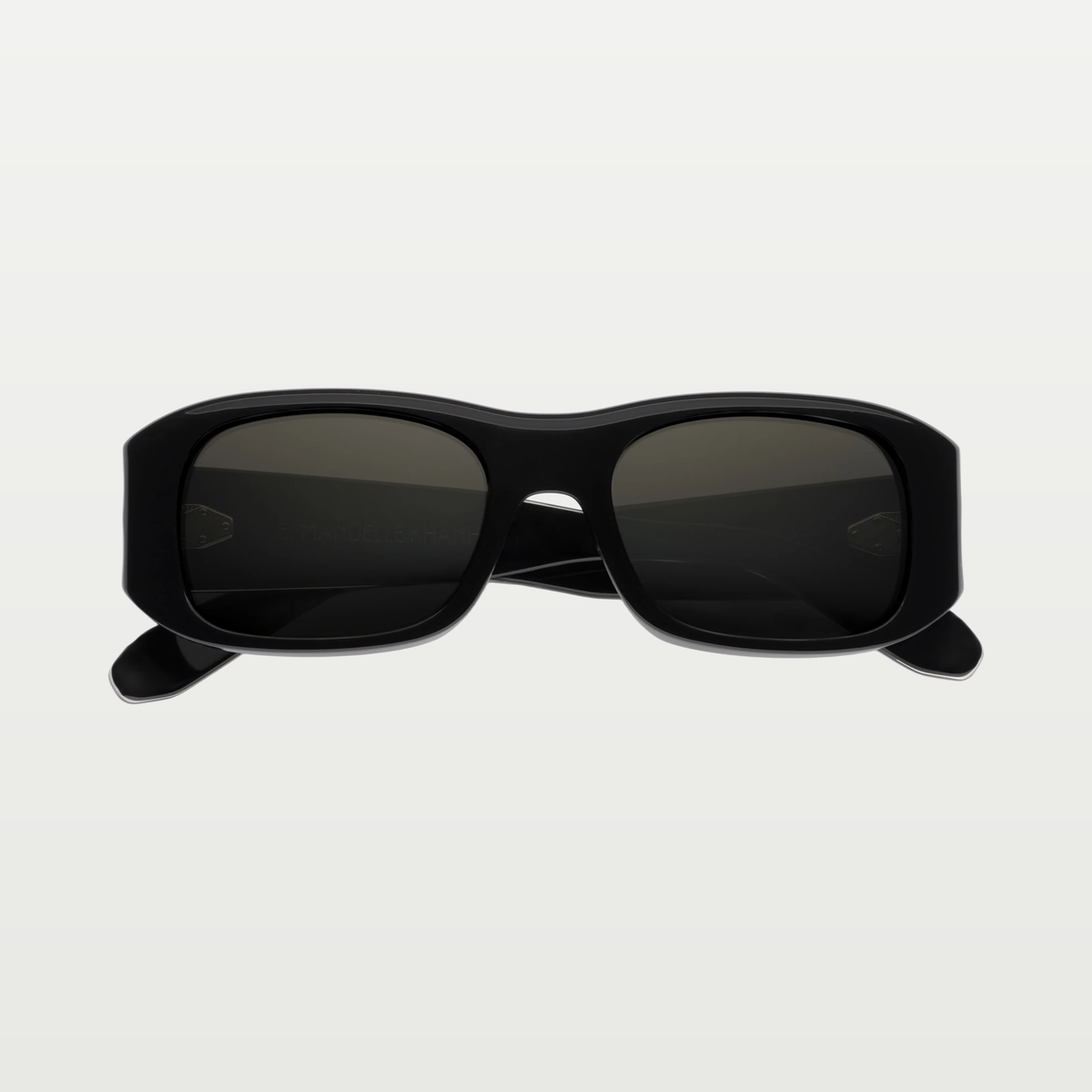 Emmanuelle Khanh Sunglasses SMOKE — ORGANIC BLACK