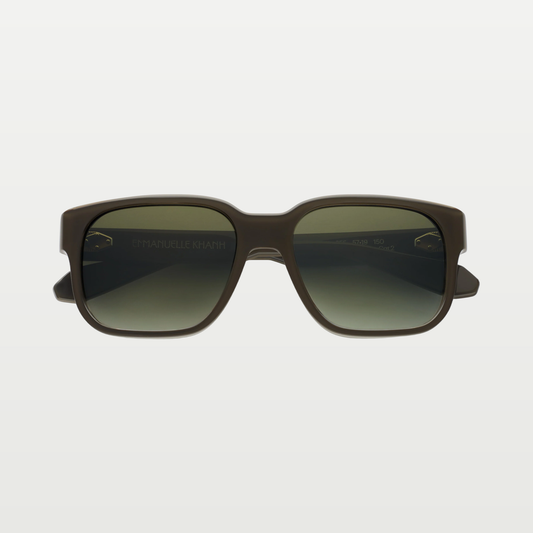 Emmanuelle Khanh Sunglasses RUSH — GLOSSY OLIVE