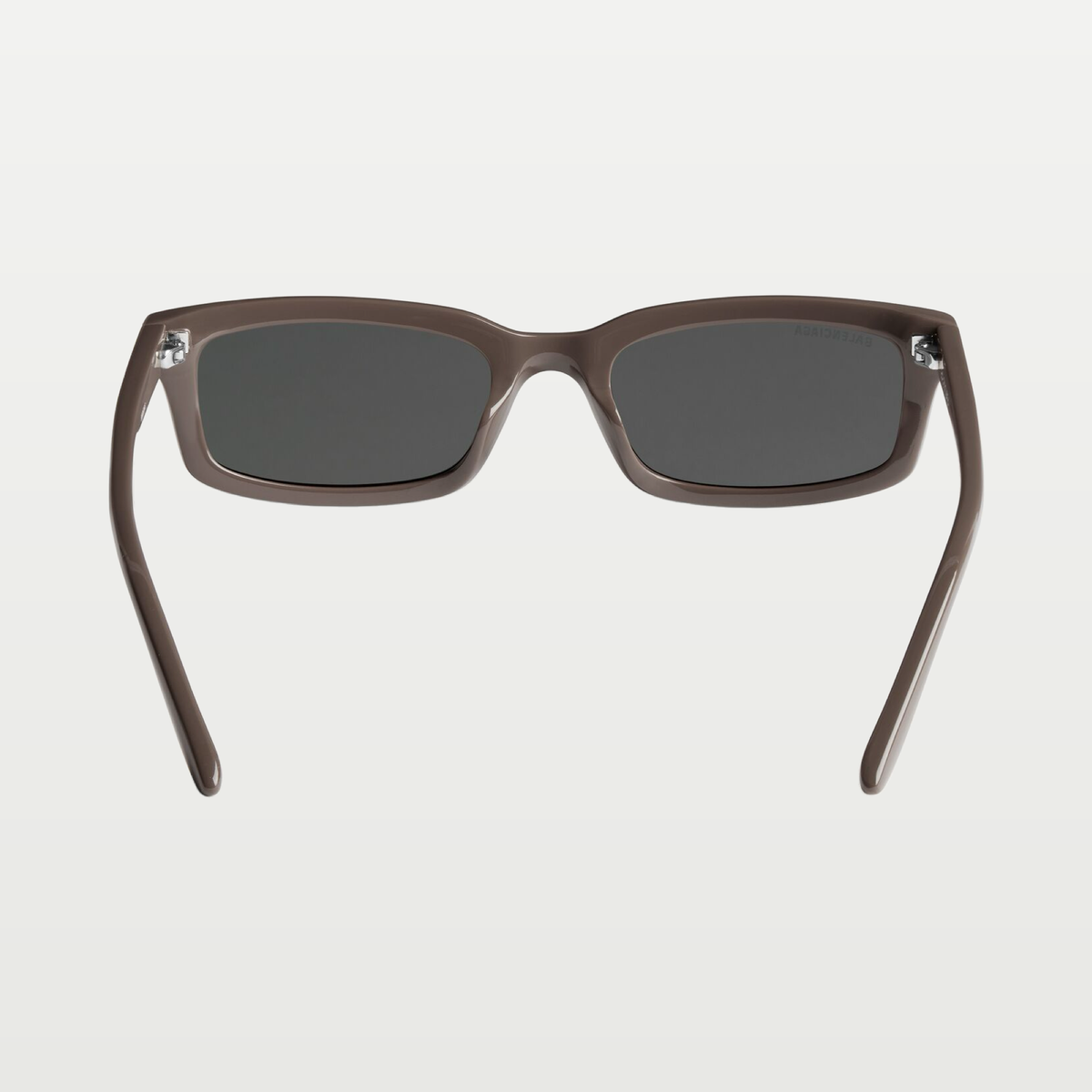 Balenciaga Daily Rectangle Sunglasses in Taupe