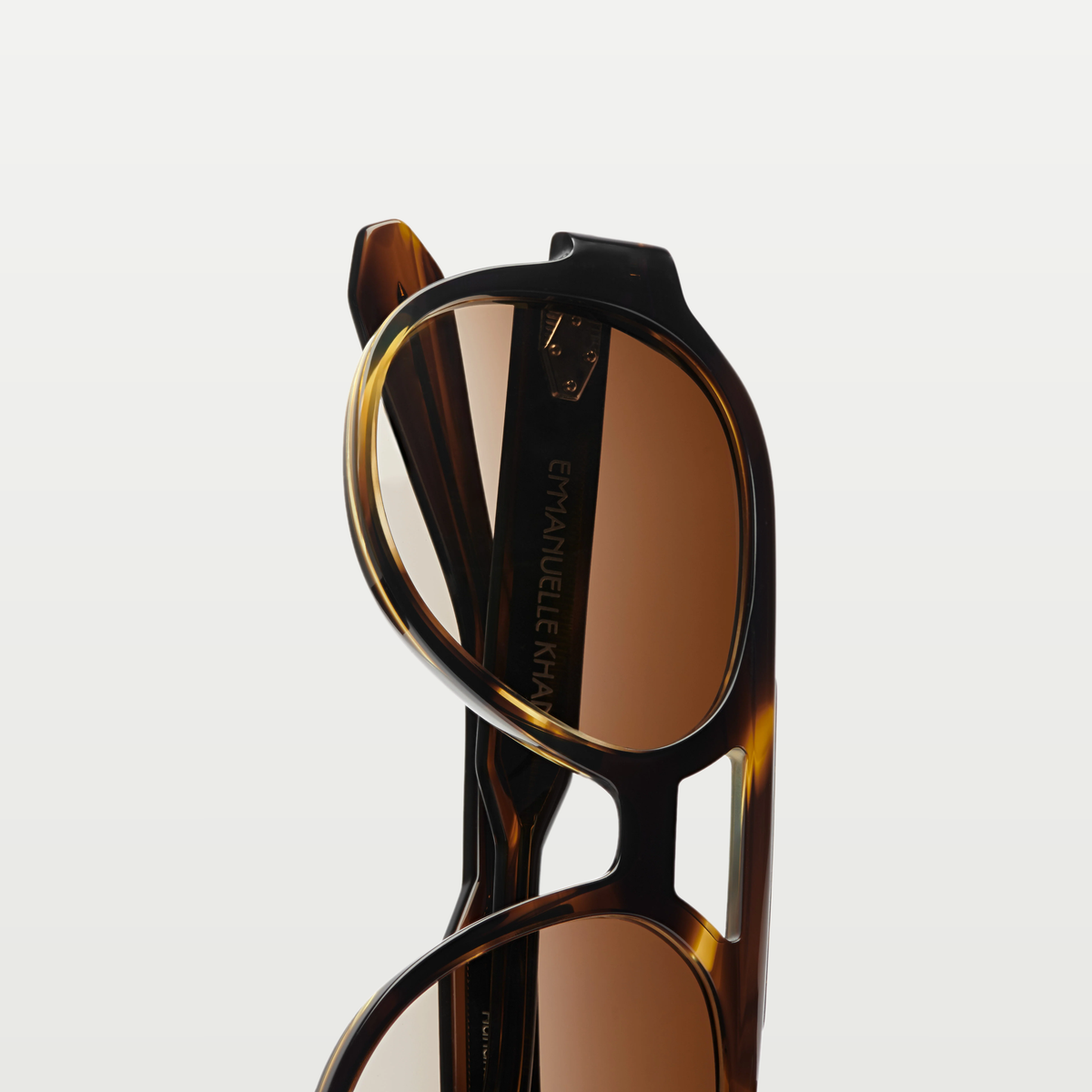 Emmanuelle Khanh Sunglasses ORION — DARK FLAME