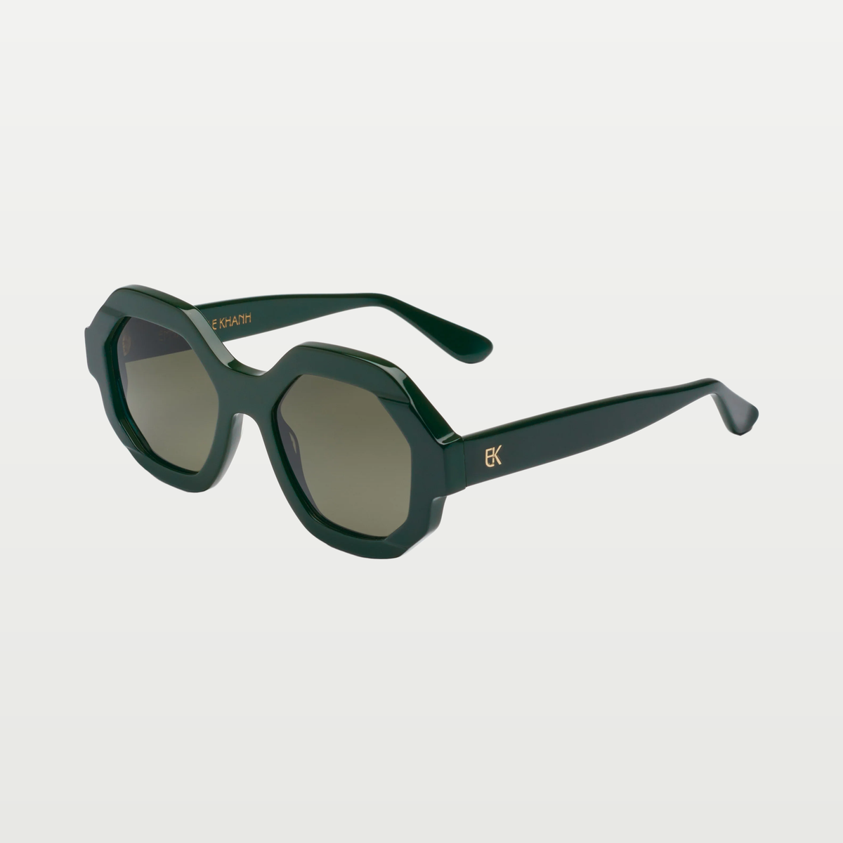 Emmanuelle Khanh Sunglasses 7010 — 92 - Olive green