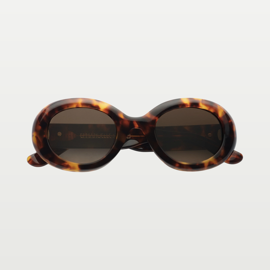 Emmanuelle Khanh Sunglasses QUEEN — ORGANIC BRONZE SCALE