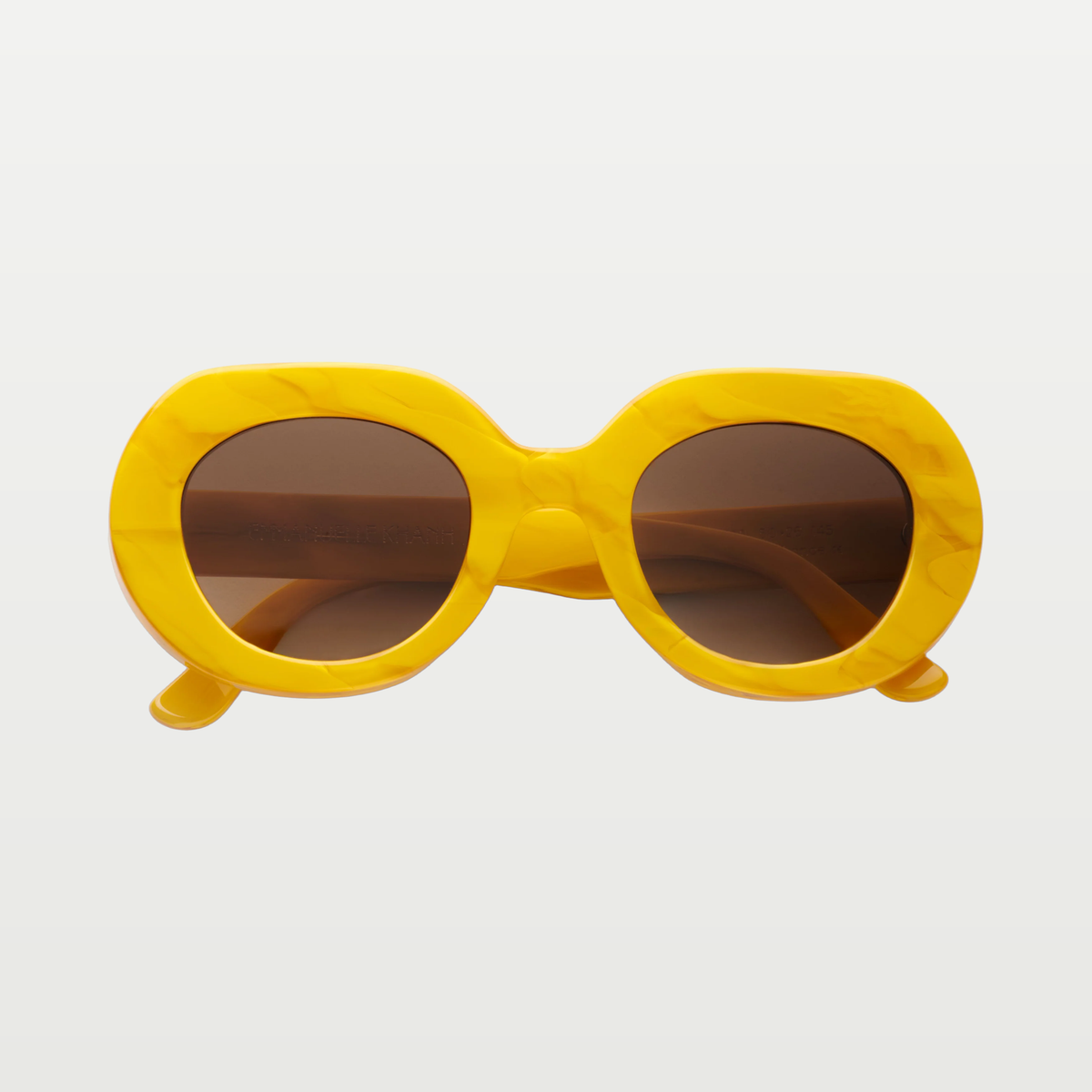 Emmanuelle Khanh Sunglasses LOVE — YELLOW MOIRAGE