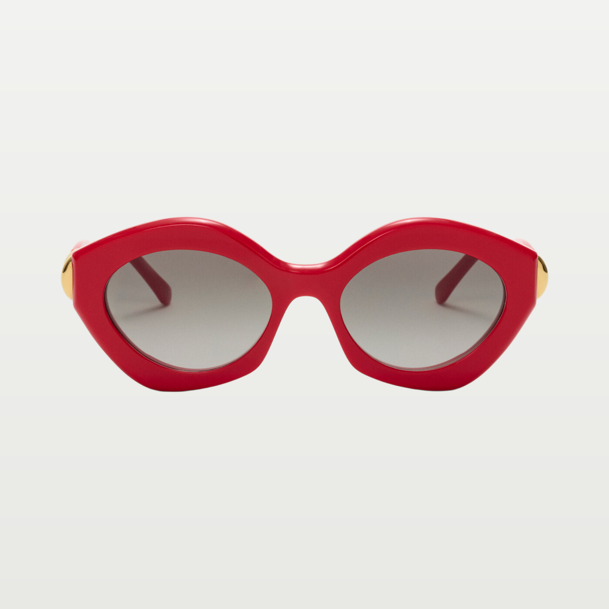 LOEWE Coil Cateye sunglasses in Ruby