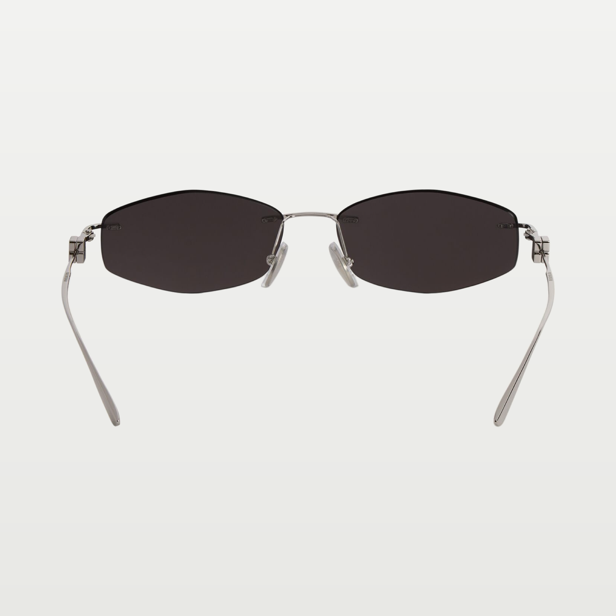 Balenciaga Women's Nano D-frame Sunglasses in Silver