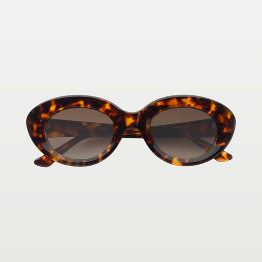 Emmanuelle Khanh Sunglasses GIGI — ORGANIC BRONZE SCALE