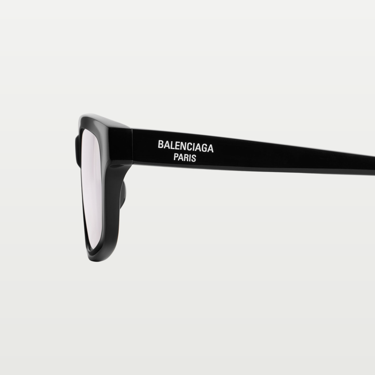 Balenciaga Men's Daily Rectangle Af Sunglasses in Black