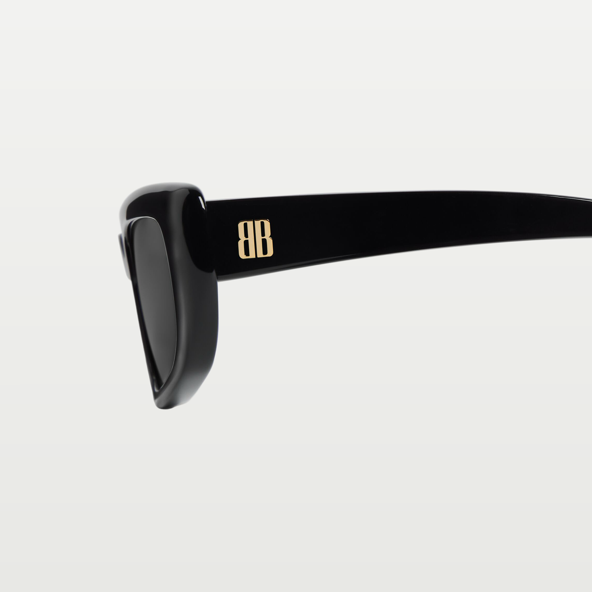 Balenciaga Women's Palma Rectangle Sunglasses in Black